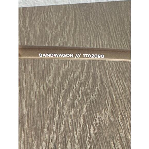 Le Specs Bandwagon Sunglasses Matte Stone Copper Mirror Round Unisex NWOT 51mm main image 6